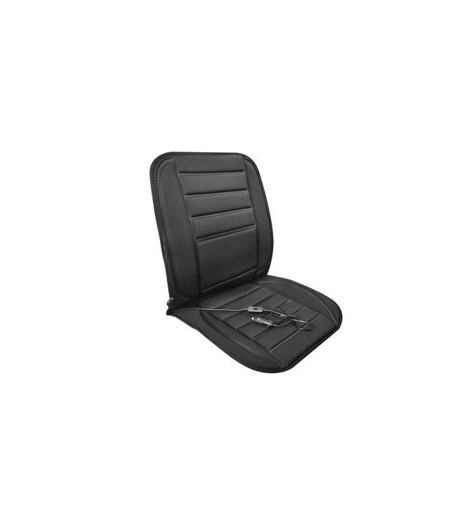 Husa scaun auto cu incalzire 2 trepte alimentare bricheta 12V universala Negru  Cod: 8119