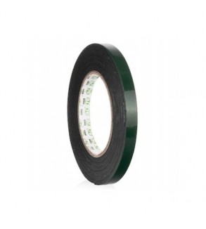Banda dublu adeziva  verde 10mm x 10m grosime 1mm