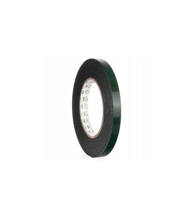 Banda dublu adeziva verde 10mm x 10m grosime 1mm Banda dublu adeziva verde 10mm x 10m grosime 1mm