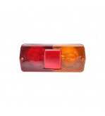 Lampa stop spate cu catadioptru rosu-galben 12 V  Cod: DISCP54