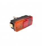Lampa stop spate cu catadioptru rosu-galben 12 V  Cod: DISCP54