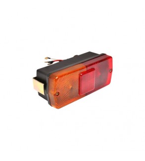 Lampa stop spate cu catadioptru rosu-galben 12 V  Cod: DISCP54