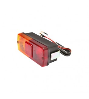 Lampa stop spate cu catadioptru rosu-galben 12 V  Cod: DISCP54
