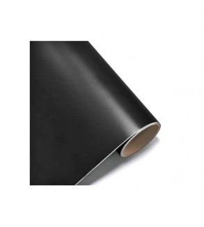 Folie auto autocolant PET premium negru mat satinat 1x1.52m Cod: SP1602N