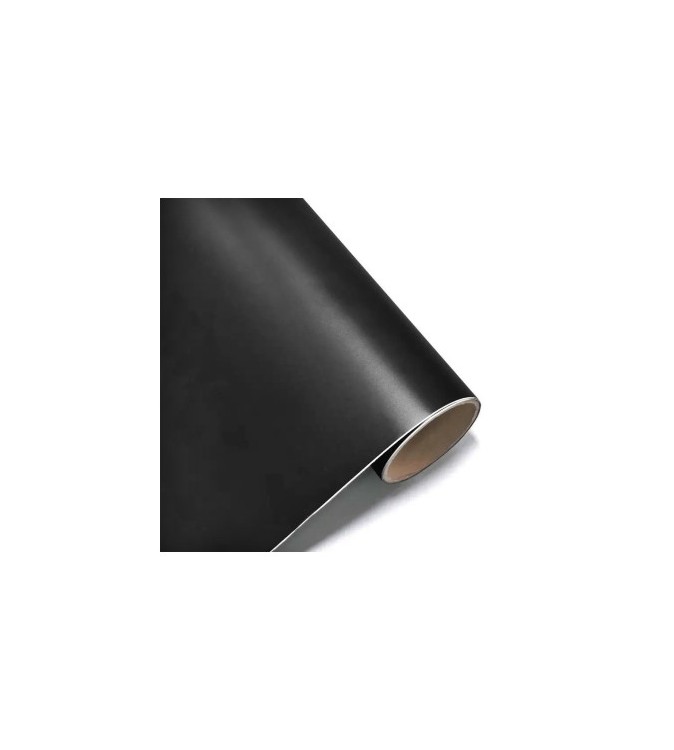 Folie auto autocolant PET premium negru mat satinat 1x1.52m Cod: SP1602N