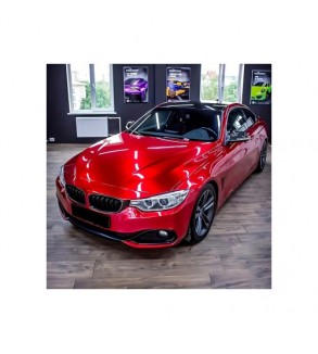 Folie auto autocolant PET premium rosu liquid metal cherry red 1x1.52m Cod: SP1026V