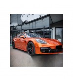 Folie auto autocolant PET premium portocalie liquid metal mclaren volcano orange 1x1.52m Cod: SP1087V