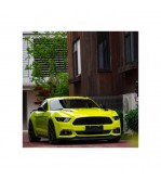 Folie auto autocolant Pet premium galben liquid metal yellow lime 1x1.52 m Cod: SP1022V
