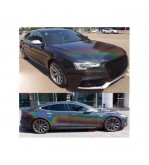 Folie auto autocolant Pet Premium negru lucios pentru trimuri 10 cm x 9 m Cod: GB109