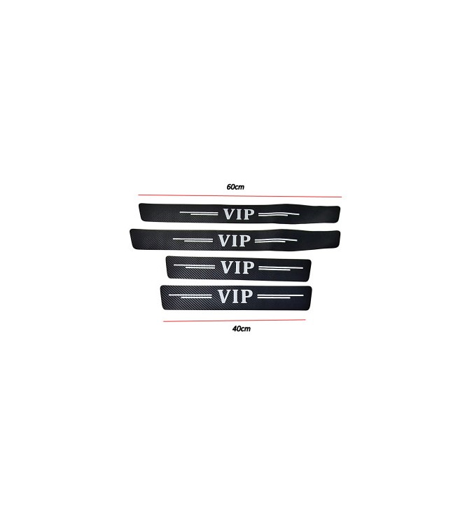Set abtibild protectie praguri auto carbon 5d PET Cod: MKTTQ-V4PCS-VIP