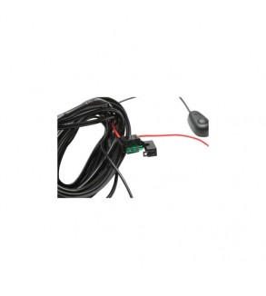Cablaj cu buton releu si siguranta pentru proiectoare DC 12V Cod: DISCP95