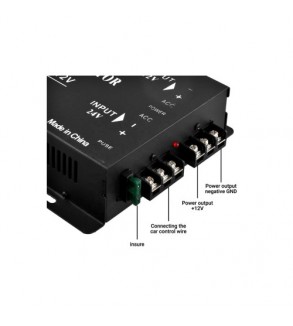 Invertor 100A 24V-12V varf putere 100A consum continuu 60A Cod: TP-2420