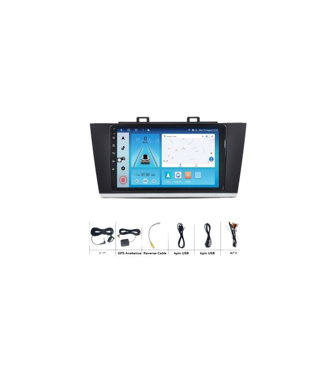 Radio MP3 MP5 Player 2DIN Android 10 inch 12V 6+128G cu slot SIM 4G Cod: CNS1019-6-128