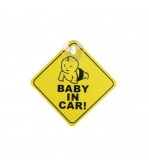 Ornament auto Baby in Car cu ventuza 10x10cm Cod: XPBY-01