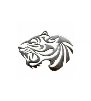 Abtibild auto cap de tigru tribal crom Cod: DZ-27