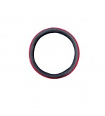 Husa volan auto  imitatie piele impletita marime M negru rosu Cod: FX98