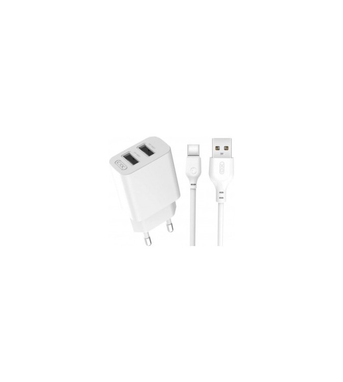 Incarcator retea USB 2.4A cu cablu Type-C Cod: XO-L109C