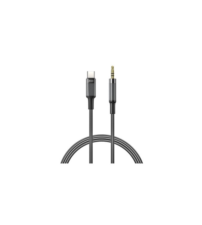 Cablu audio adaptor tata Type-C la mama Jack 3.5 mm Cod: XO-NB-R279B