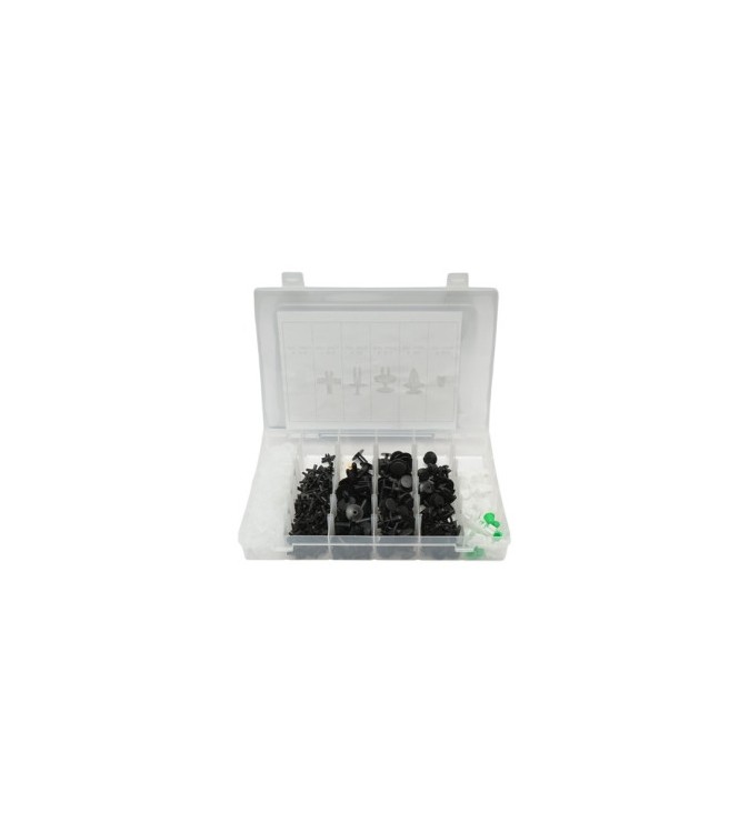 Trusa clipsuri plastic auto compatibile BMW 290 piese Cod: BK19958 Trusa clipsuri plastic auto compatibile BMW 290 piese Cod: BK19958