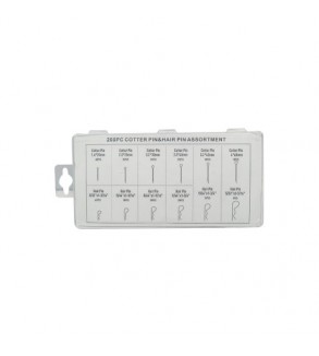 Trusa agrafe de siguranta si splinturi 260 piese Cod: BK99838