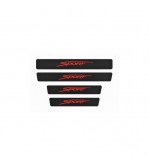 Set abtibild protectie praguri auto carbon 5d PET Cod: MKTTQ-S4PCS-SPORT