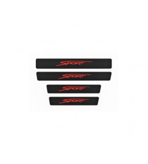 Set abtibild protectie praguri auto carbon 5d PET Cod: MKTTQ-S4PCS-SPORT