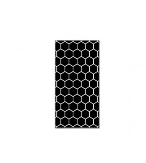 Set abtibild stalpi auto si geam auto design honey comb 50x25cm Cod: GZ-01