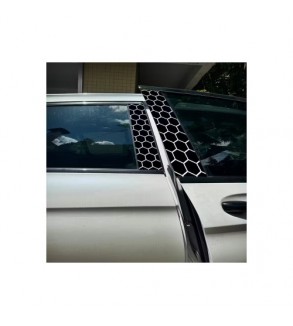 Set abtibild stalpi auto si geam auto design honey comb 50x25cm Cod: GZ-01