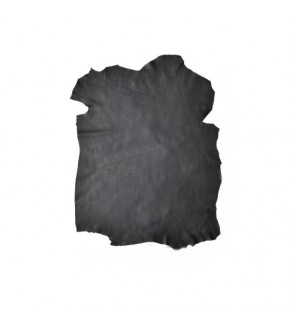 Piele naturala bovina pentru tapiterie neagra grosime 1.8 mm finisaj mat bucata intreaga aproximativ 2.26 mÂ²