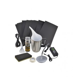 Kit restaurare faruri auto cu polimer lichid 600ml , include accesorii si alimentare duala 12V - 220V Cod: HL4164