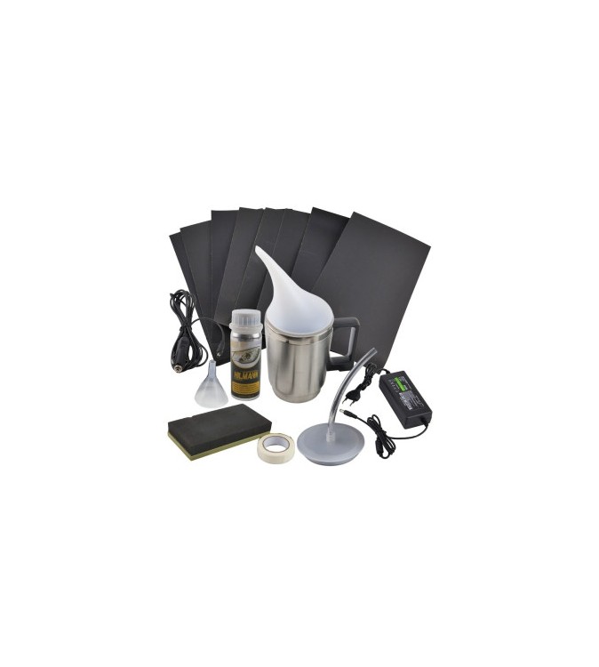 Kit restaurare faruri auto cu polimer lichid 600ml , include accesorii si alimentare duala 12V - 220V Cod: HL4164