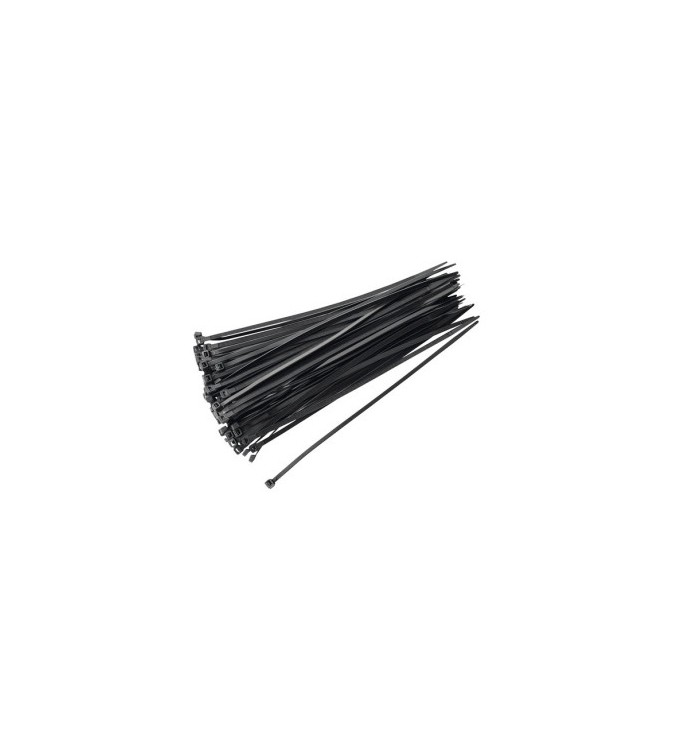 Set 100 coliere plastic negre 4.8x250 mm Set 100 coliere plastic negre 4.8x250 mm