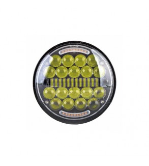 Proiector LED 90W cu 2 faze si lumina de zi DRL galbena 12â€“24V Cod: SPT701-901