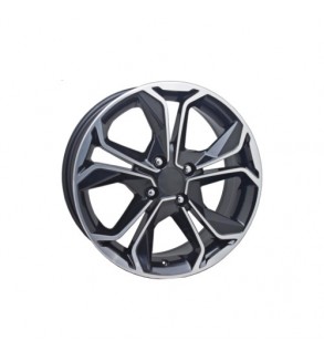 Jante DY177 KM 17x7.5 5x114.3 ET40 diamond cut compatibile Dacia, Renault, Nissan, Toyota