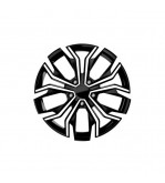 Jante DY666 KM 16x6.5 5x114.3 ET40 diamond cut compatibile Dacia, Renault, Nissan, Toyota