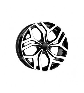 Jante DY880 KM 20x8.5 5x108 ET45 diamond cut compatibile Land Rover, Ford, Jaguar, DS, Volvo