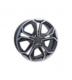 Jante DY176 KM 16x6.5 5x114.3 ET40 diamond cut compatibile Dacia, Renault, Nissan, Toyota