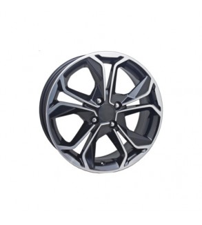 Jante DY176 KM 16x6.5 5x114.3 ET40 diamond cut compatibile Dacia, Renault, Nissan, Toyota